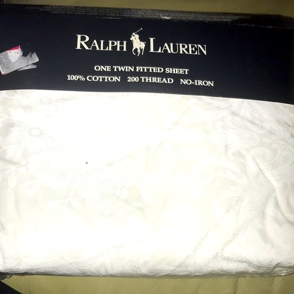 Ralph Lauren Bedding Nwt Ralph Lauren Twin Fitted Sheet 20 Thread